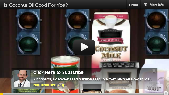 Coconut Oil - You Are Being Fed a Greasy Story - Video