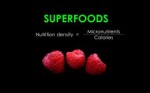 A Nutrient Dense or "Nutrient Rich" Superfood Eating Style: A Working Definition